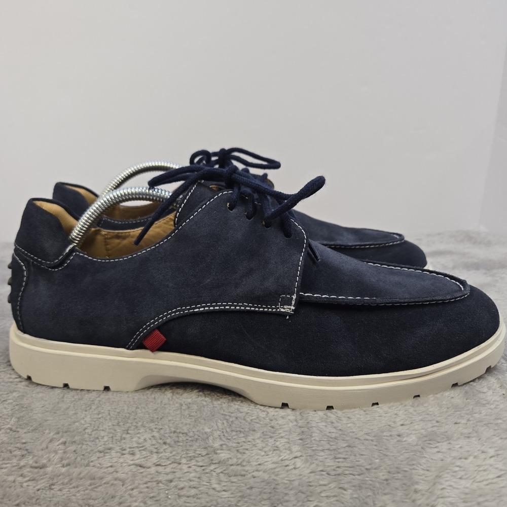 Marc Joseph New York Mens Clark Street Derby Size 11 Navy Suede Lace Up - Picture 4 of 11